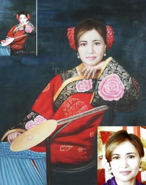 肖像画 Painting - imd021 女性ポートレートの例